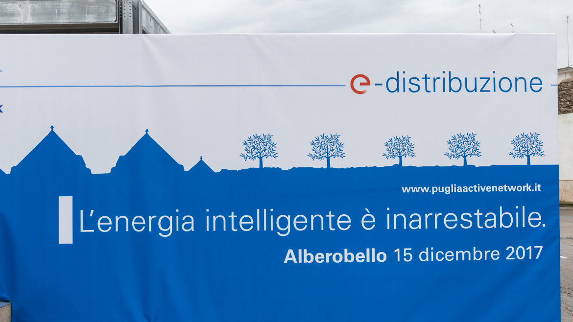 Pubblicità dell' evento PAN ad Alberobello