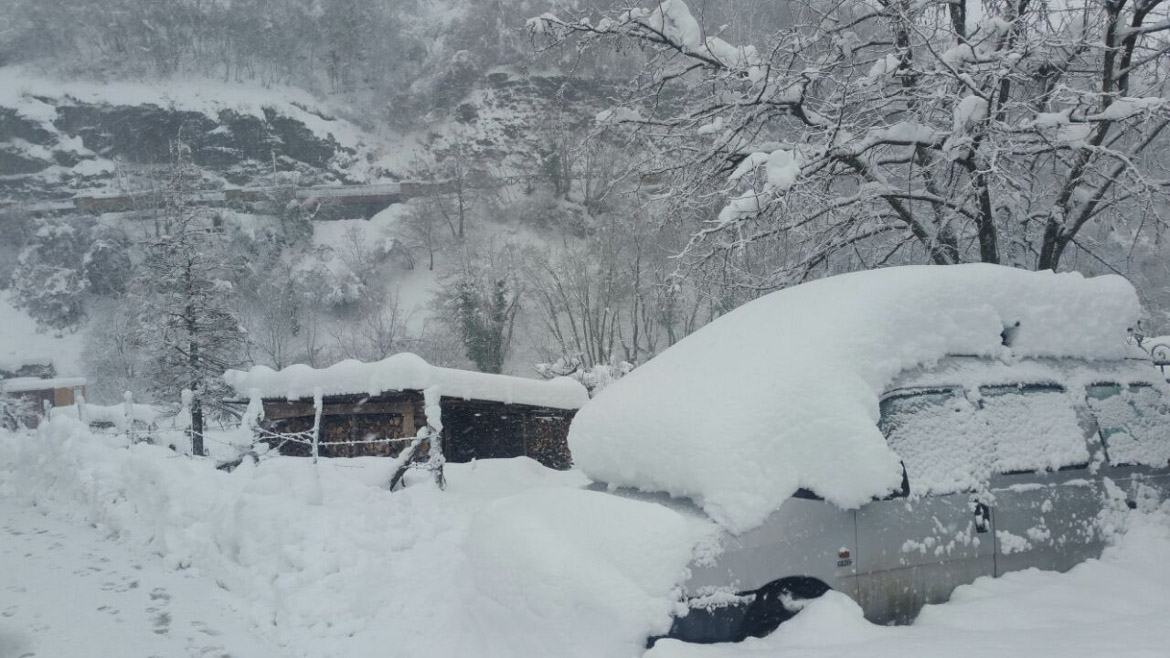 Foto del maltempo che ha colpito la Basilicata