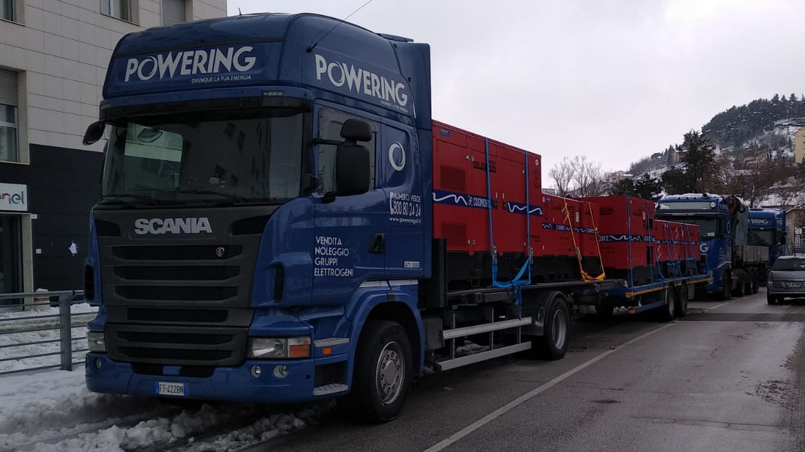 In Basilicata pronti oltre 200 Gruppi Elettrogeni