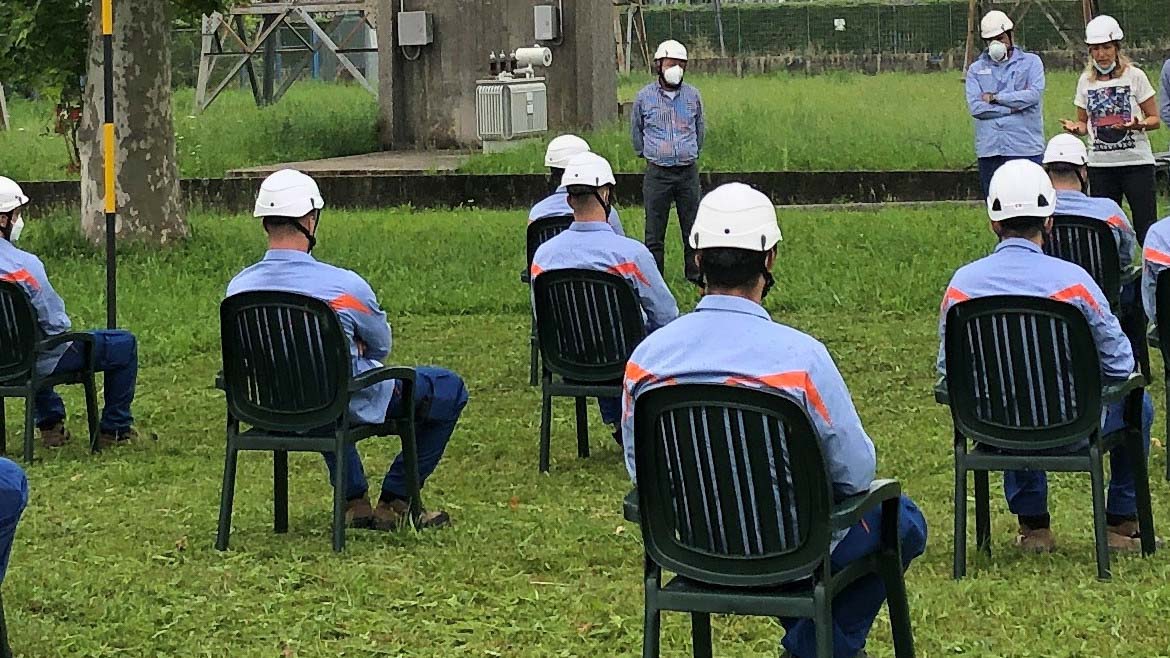 Immagini degli apprendisti durante la formazione nei centri di addestramento di Scorzé e Corsico