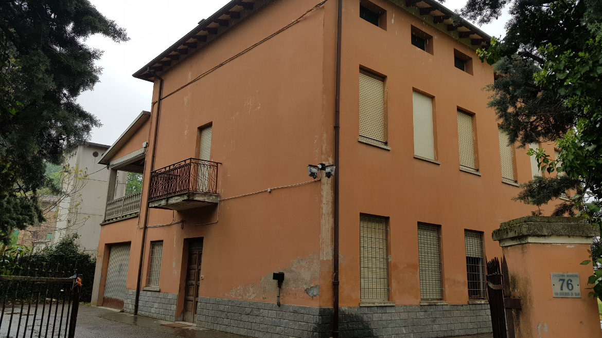 Foto di un'abitazione di Castelvetro adibita per l'emergenza Covid-19