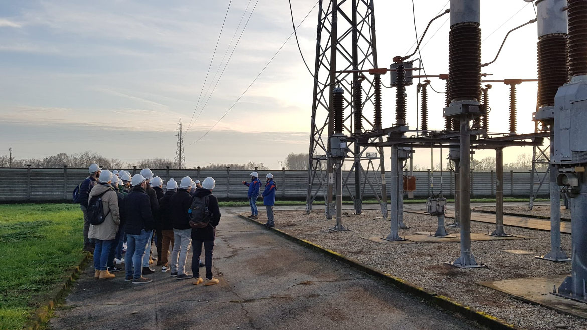 Foto della giornata di formazione presso la Cabina di Candiolo in provincia di Torino
