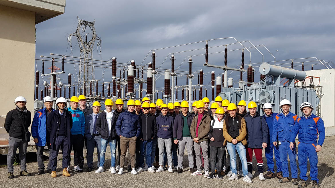 Foto della giornata di formazione all'Istituto Tecnologico di Viterbo