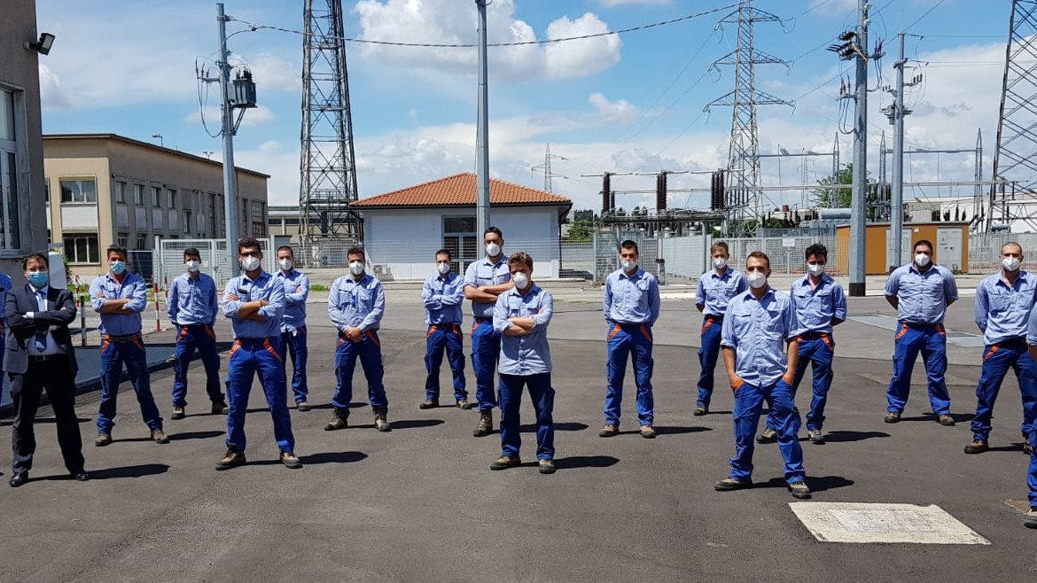 Immagini degli apprendisti durante la formazione nei centri di addestramento di Scorzé e Corsico