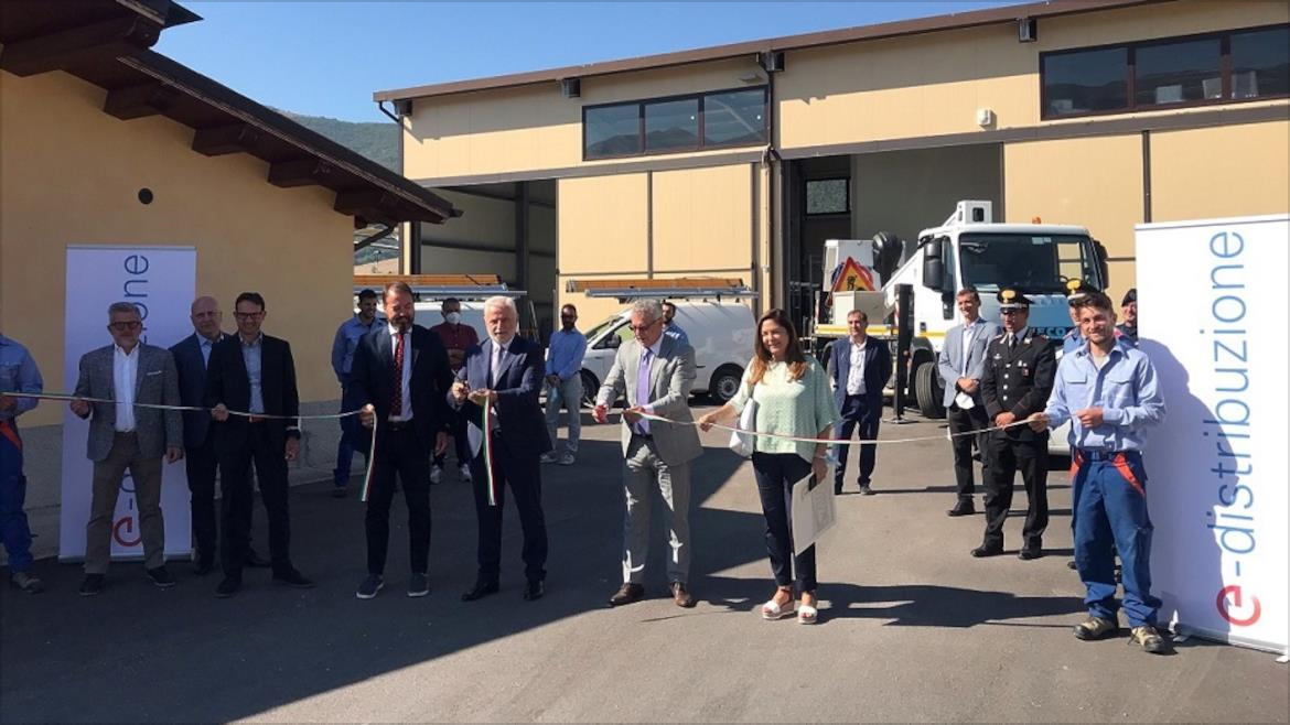 Immagini della inaugurazione della nuova sede operativa di Norcia (PG)